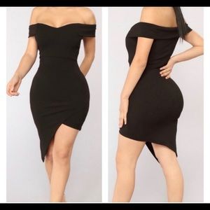 Cute black fashion nova hoco dress